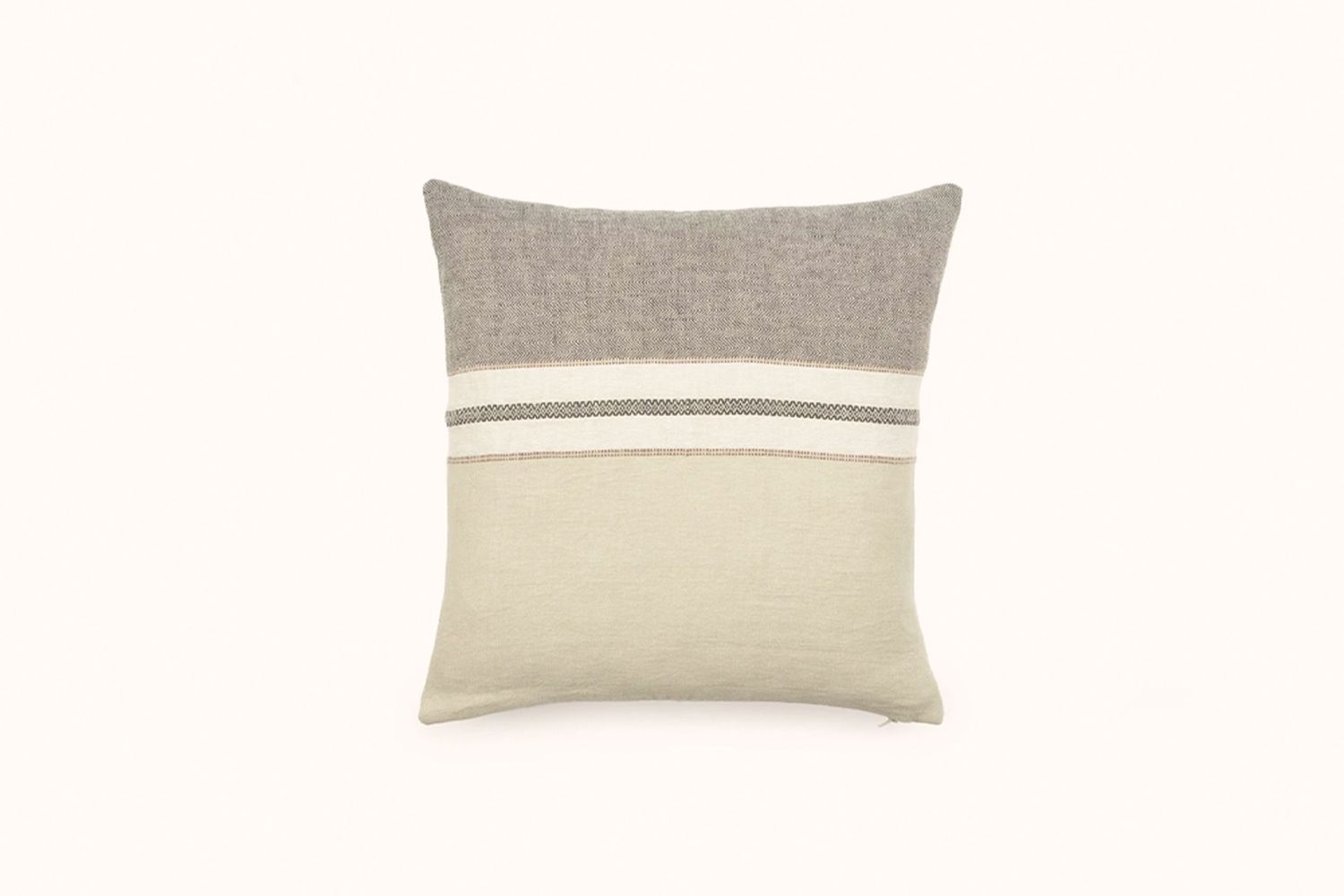 LIBECO BEESWAX STRIPE BELGIAN PILLOW COVER