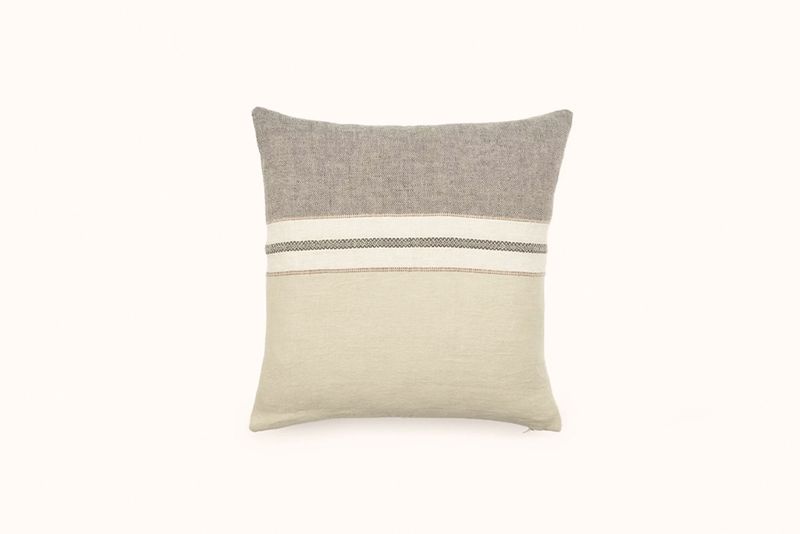 LIBECO BEESWAX STRIPE BELGIAN PILLOW COVER