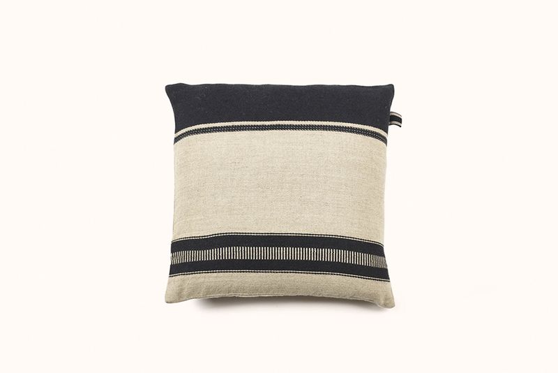 LIBECO MULTI STRIPE MARSHALL PILLOW COVER