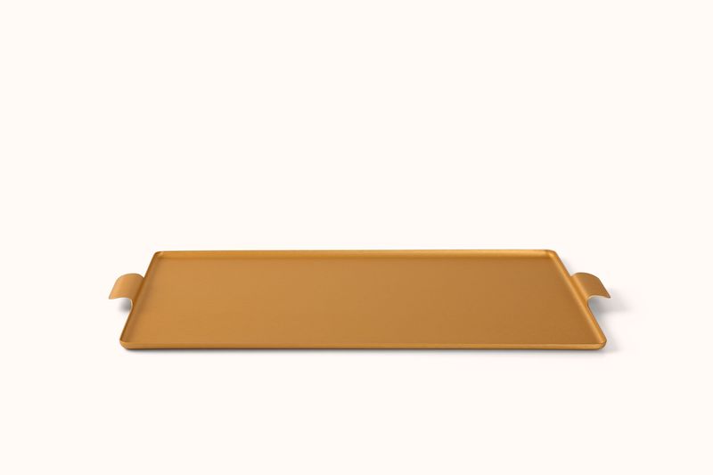 KAYMET GOLD LARGE PRESSED TRAY