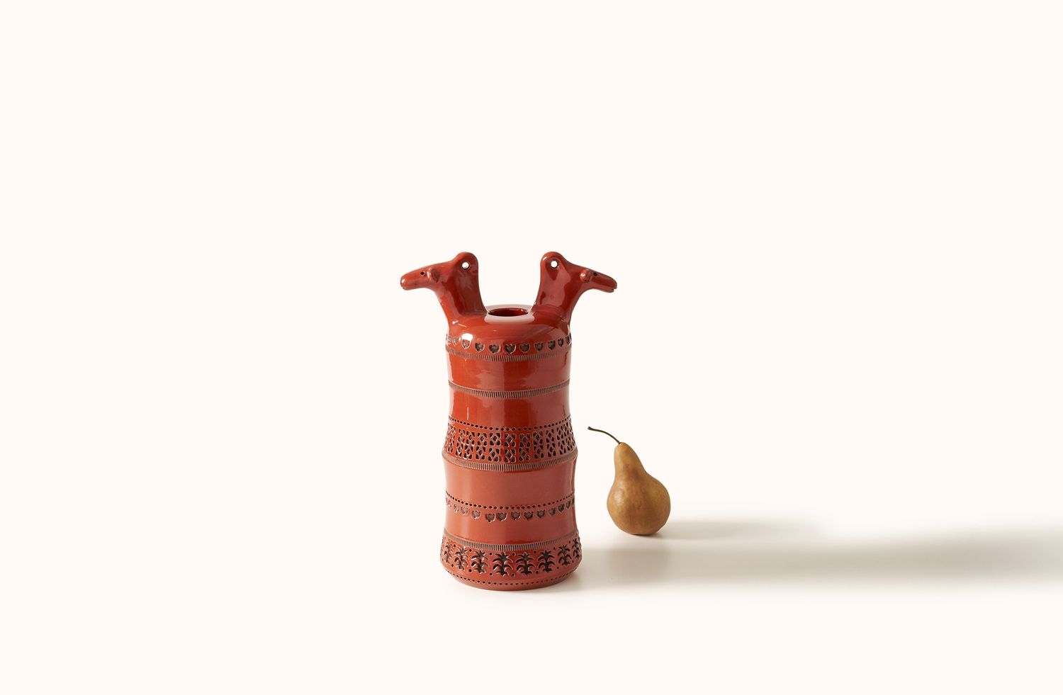 ALDO LONDI VASE WITH HORSE FIGURES