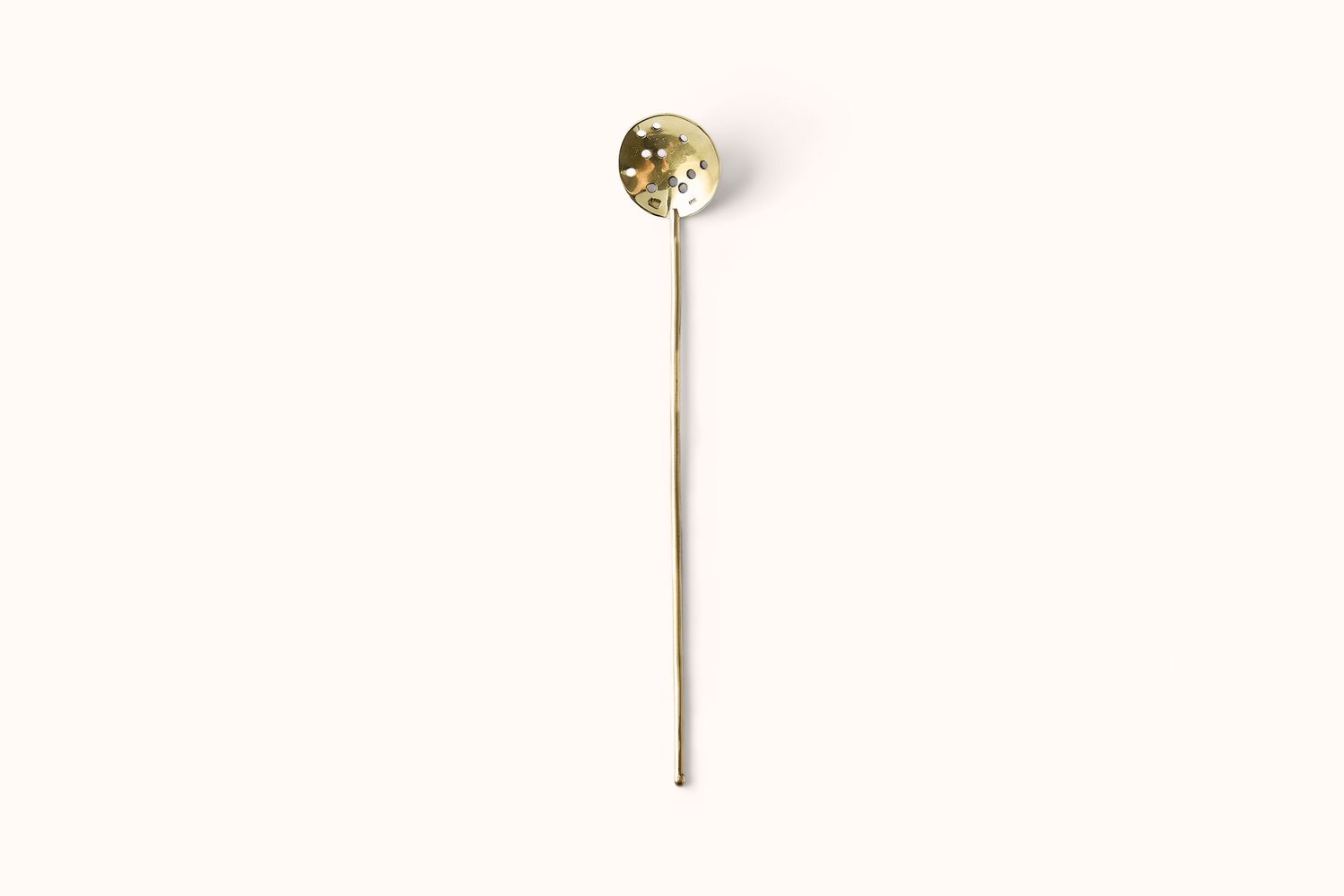 HEATH WAGONER BRASS COCKTAIL SPOON