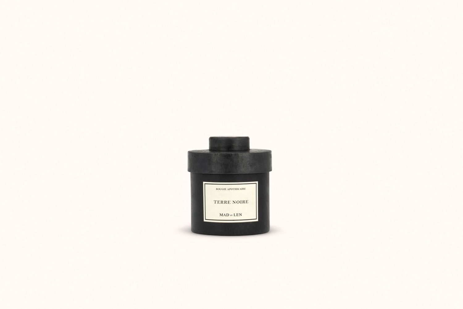 MAD ET LEN BLACK WAX TERRE NOIR BASIC PETITE CANDLE