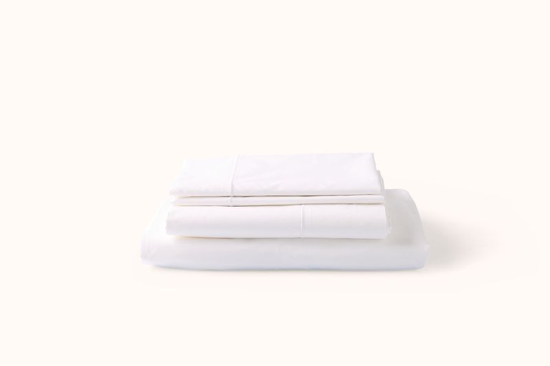 KD BIEL FINE LINENS PERCALE SHEET SET