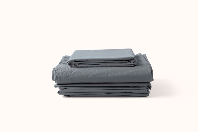 SOCIETY LIMONTA EXTRAFINE COTTON BED LINENS - ICEBERG
