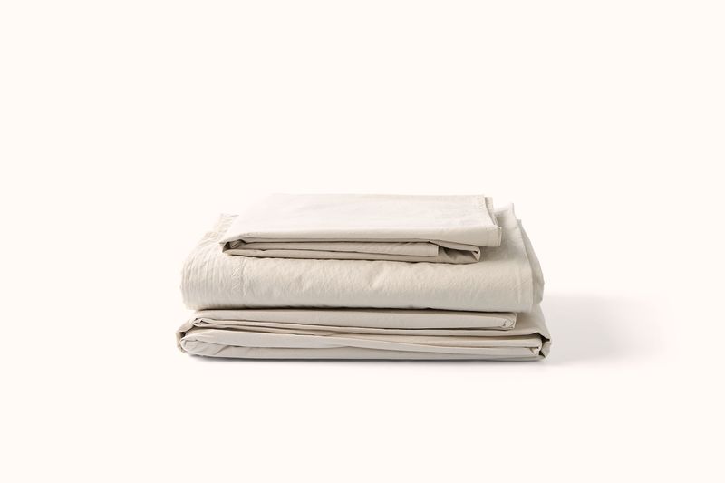 SOCIETY LIMONTA EXTRAFINE COTTON BED LINENS - MASTICE