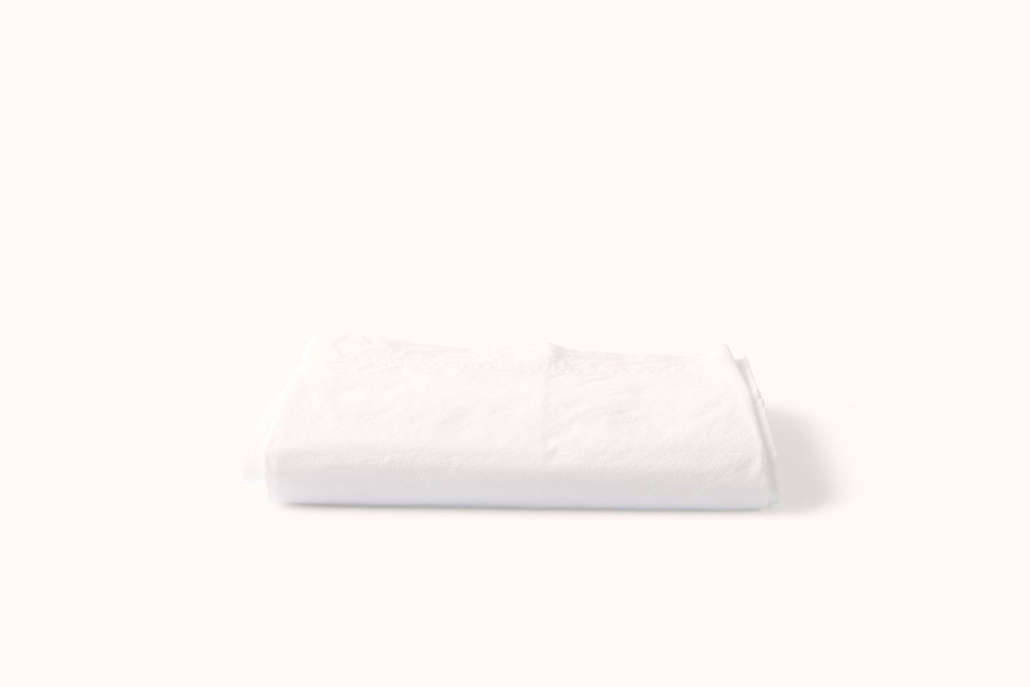 SOCIETY LIMONTA EXTRAFINE COTTON BED LINENS - BIANCO, Size: KING/QUEEN FLAT SHEET