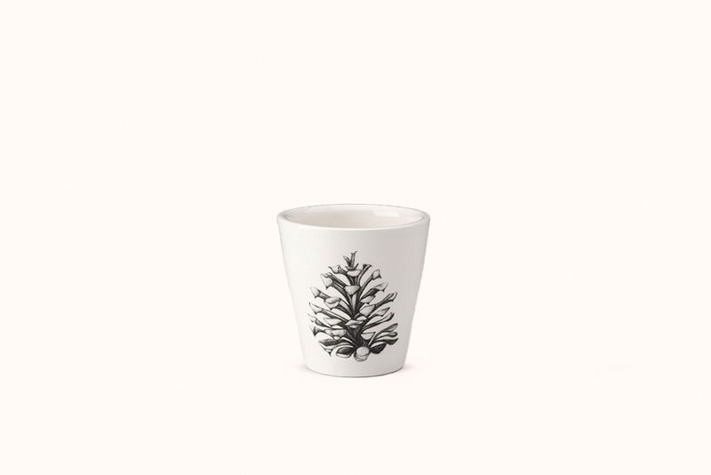 LAURA ZINDEL BISTRO CUP - SPRUCE PINE CONE