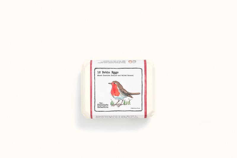 CHOCOLATE DETECTIVE 12 ROBIN EGGS