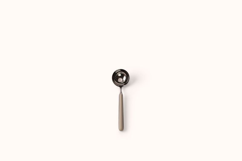 MEPRA TAUPE ON POLISHED STAINLESS STEEL FANTASIA LADLE
