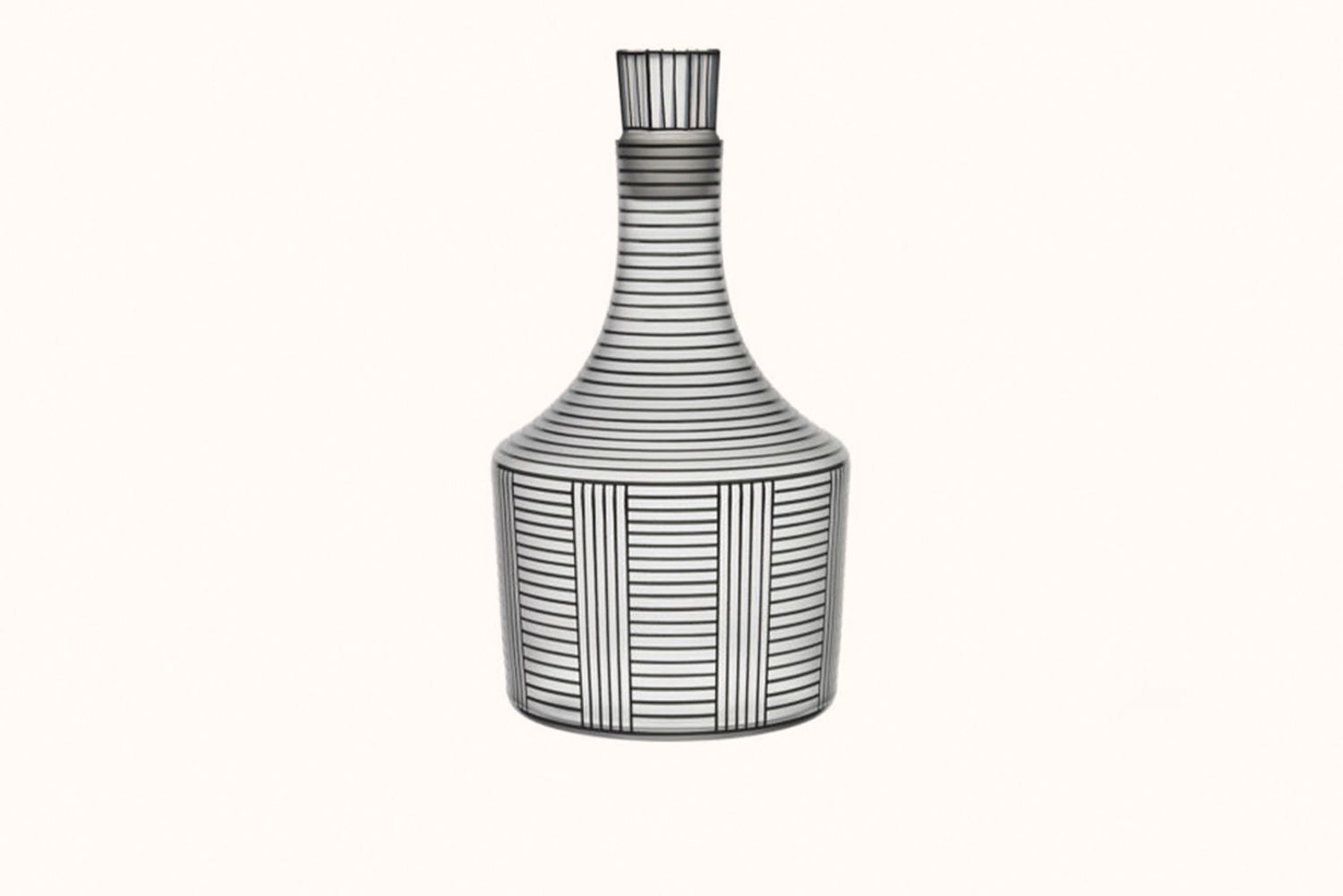 LOBMEYR HOFFMAN BRONZIT LINEAR STRIPE COLLECTION, Size: DECANTER