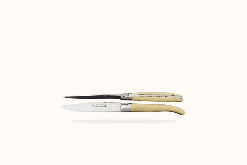 FONTENILLE-PATAUD LAGUIOLE STEAK KNIVES - BOXWOOD