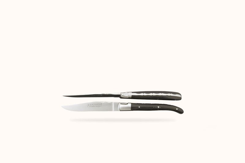 FONTENILLE-PATAUD LAGUIOLE STEAK KNIVES - EBONY