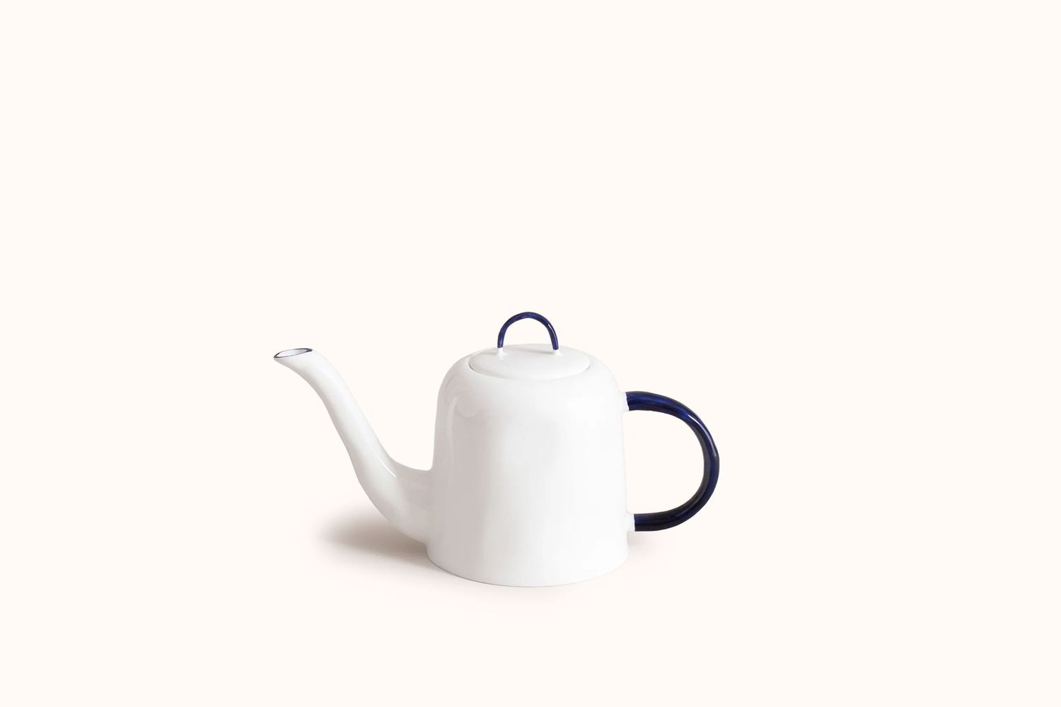 FELDSPAR COBALT HANDLE TEAPOT - 500ML