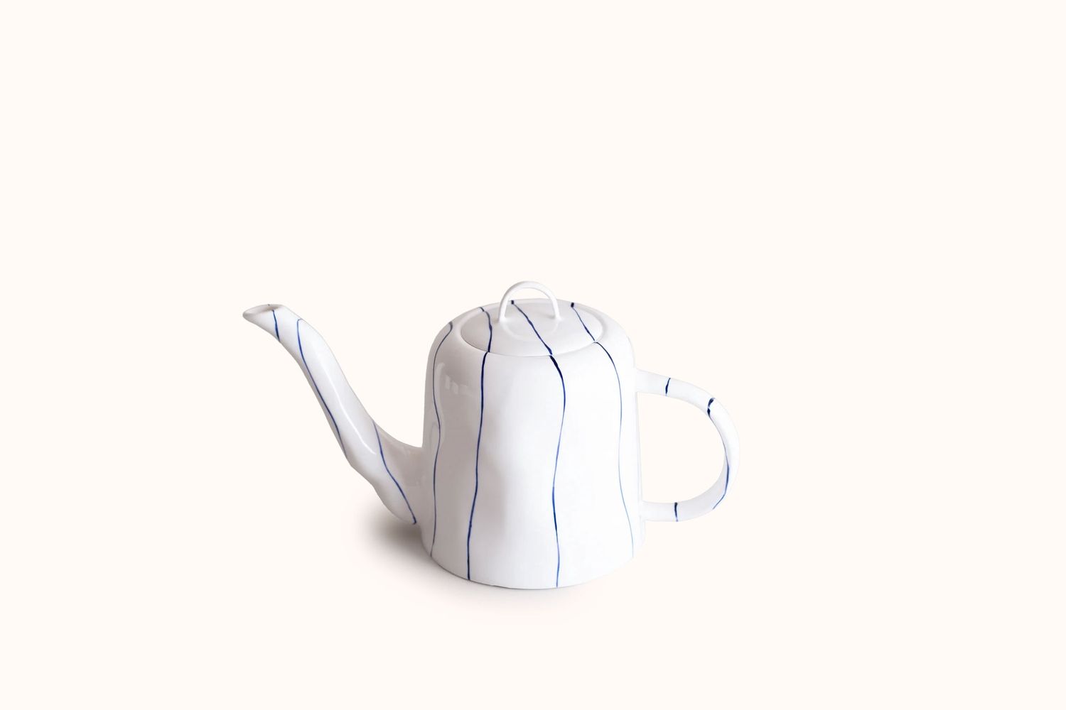 FELDSPAR COBALT STRIPED TEAPOT - 1L