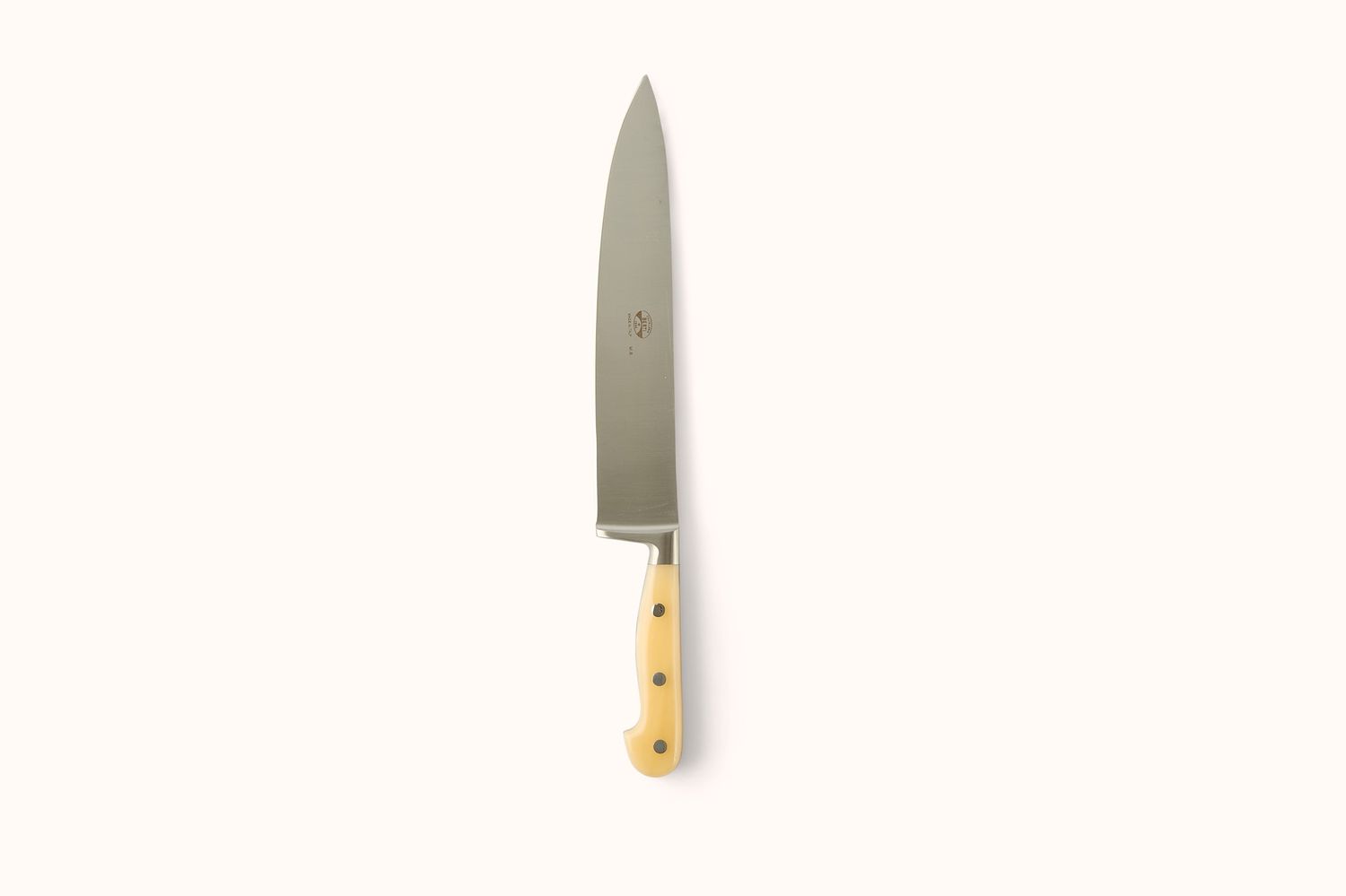 BERTI CHEF'S KNIFE IN MAGNETIC BLOCK - CREAM