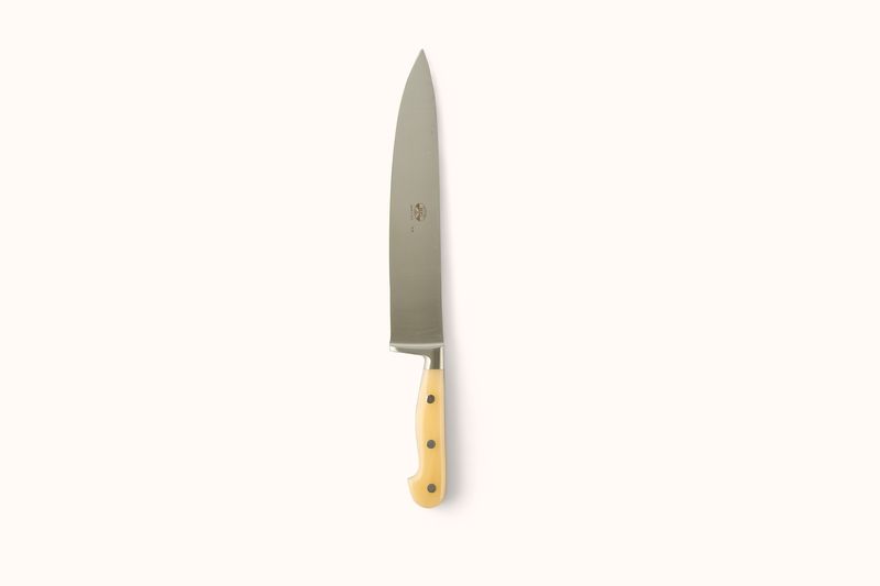 BERTI CHEF'S KNIFE IN MAGNETIC BLOCK - CREAM