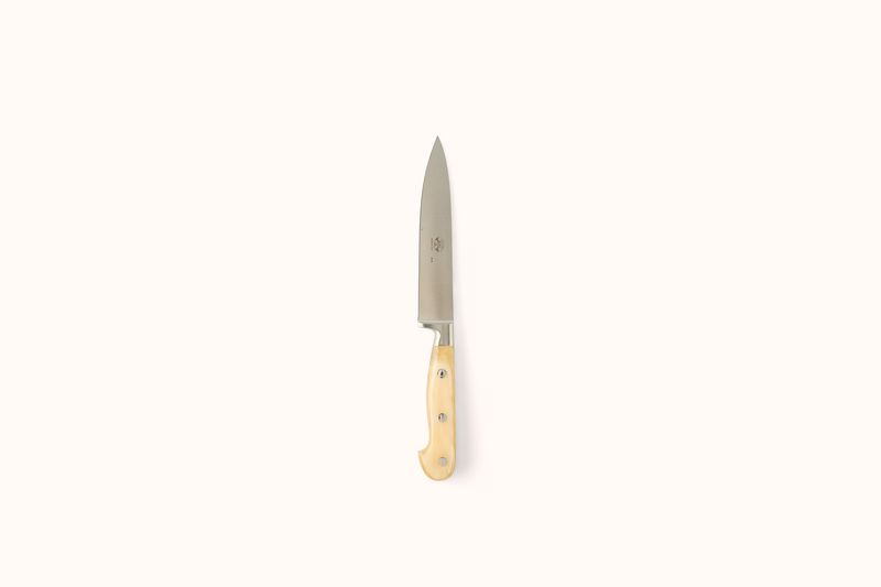 BERTI UTILITY KNIFE IN MAGNETIC BLOCK - CREAM