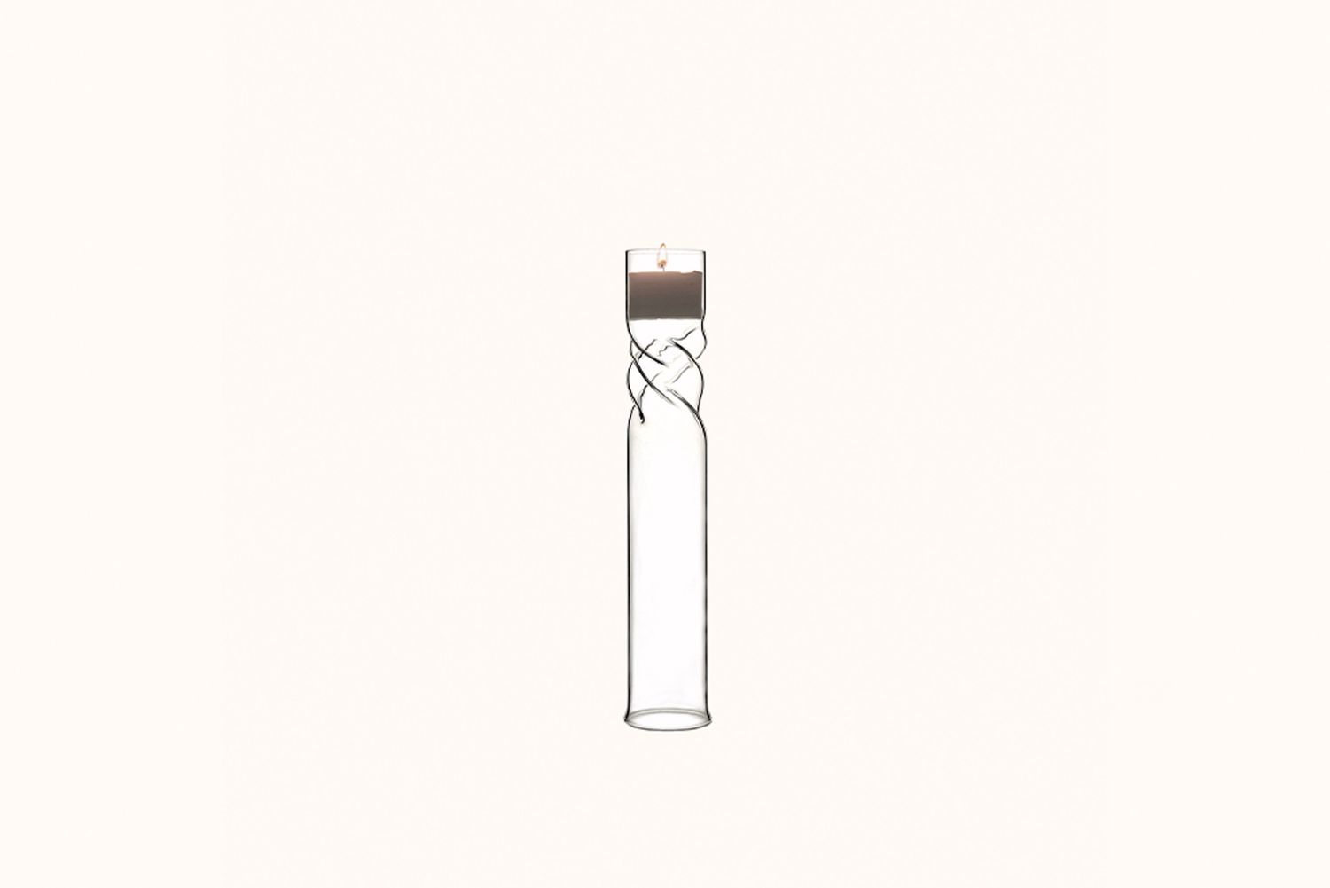 KANZ ARCHITETTI LARGE TWISTED CANDLE HOLDER