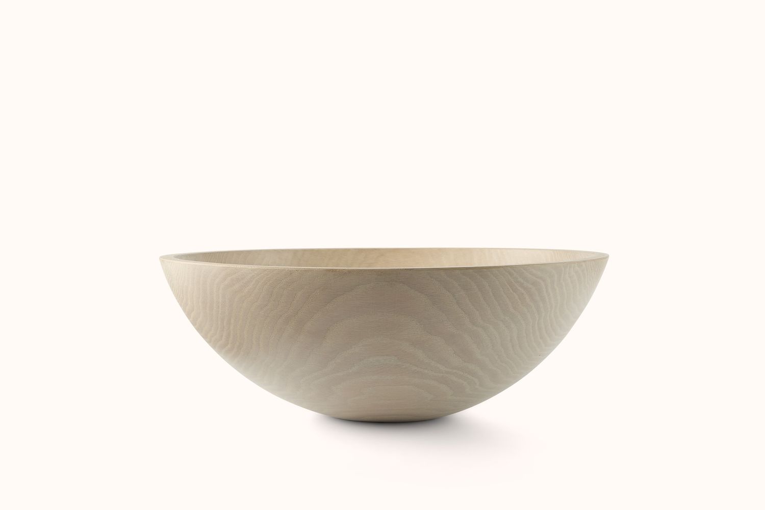 SPENCER PETERMAN 21" WHITE PEARL OAK ROUND BOWL