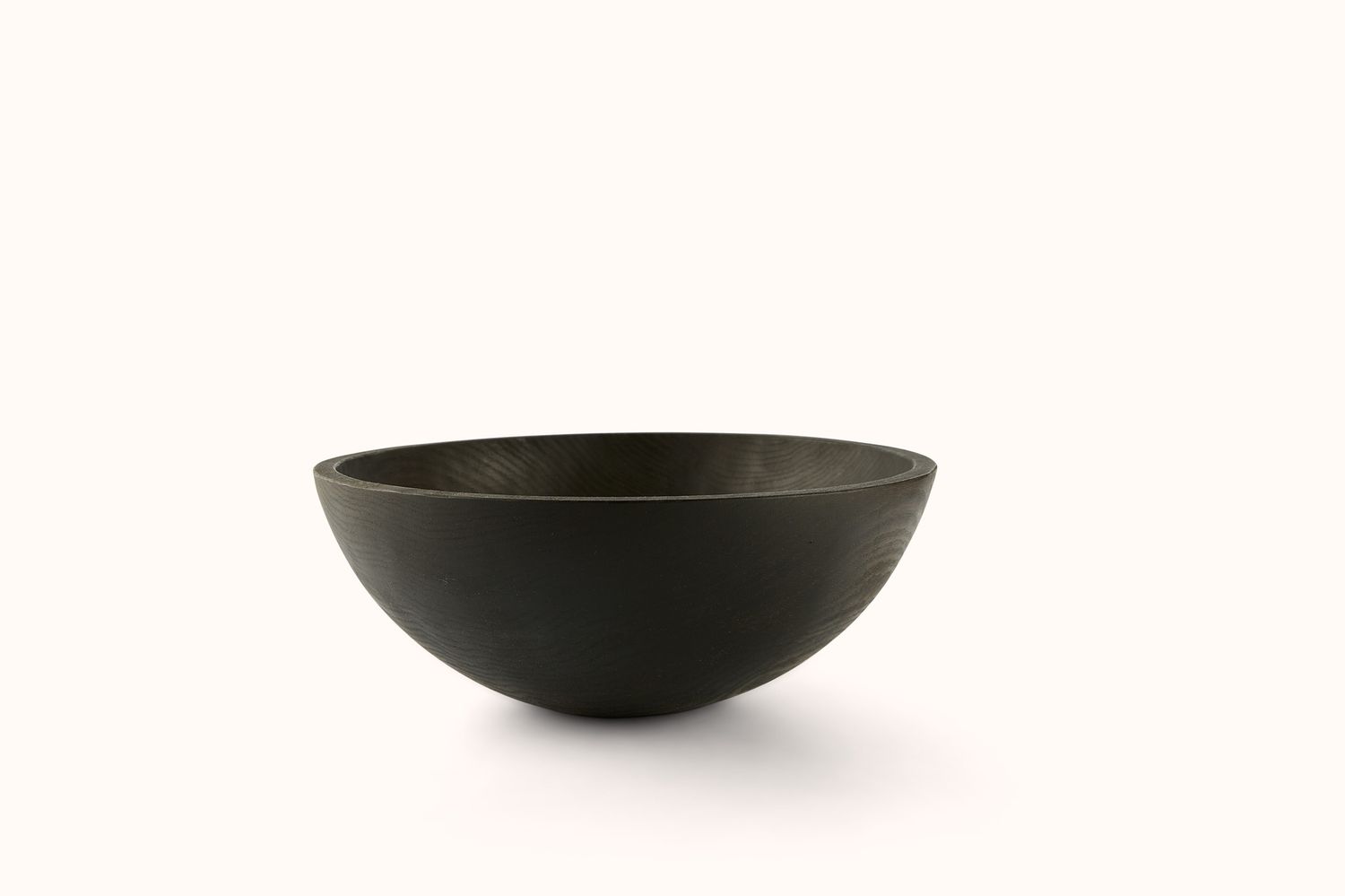 SPENCER PETERMAN 18" EBONIZED OAK ROUND BOWL