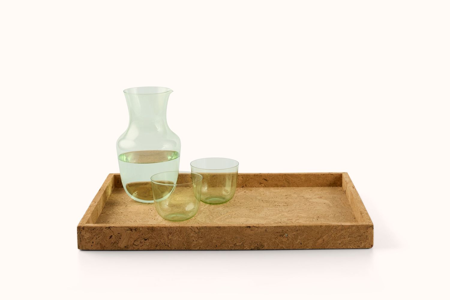 KD BIEL CORK RECTANGULAR TRAY