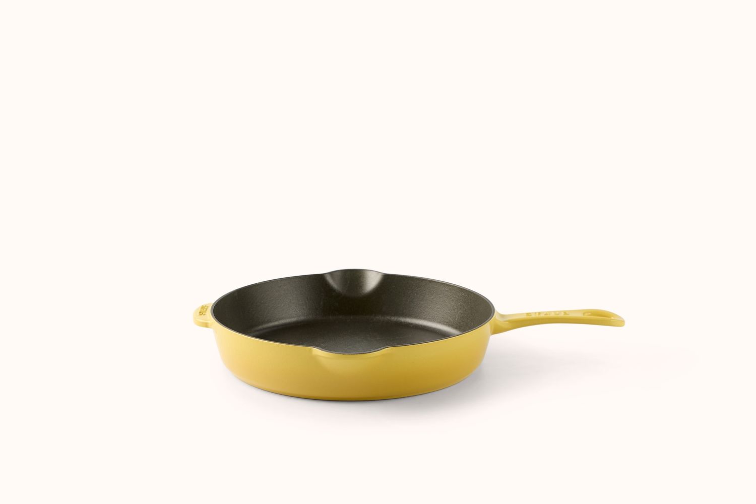 STAUB 11" CAST IRON SKILLET - CITRON