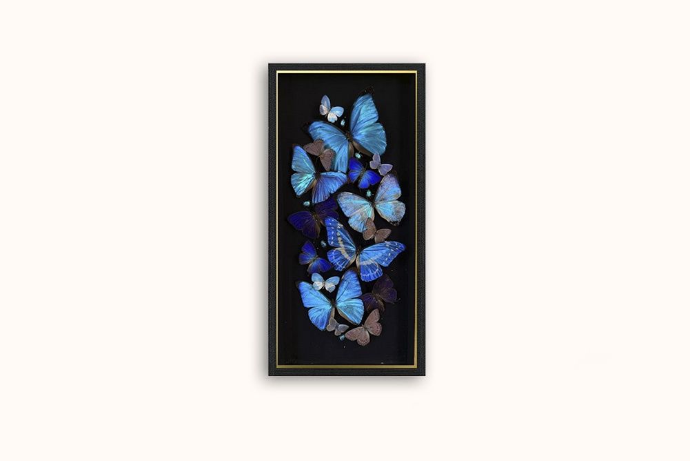 HASHARAT 'ICICLES' FRAMED COMPOSITION