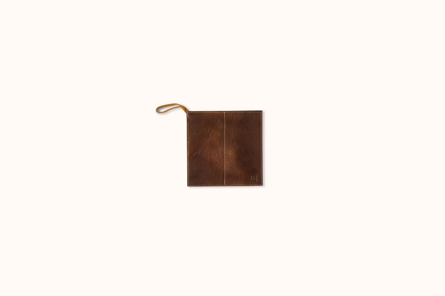 LINNY KENNEY BROWN LEATHER OVEN SQUARE