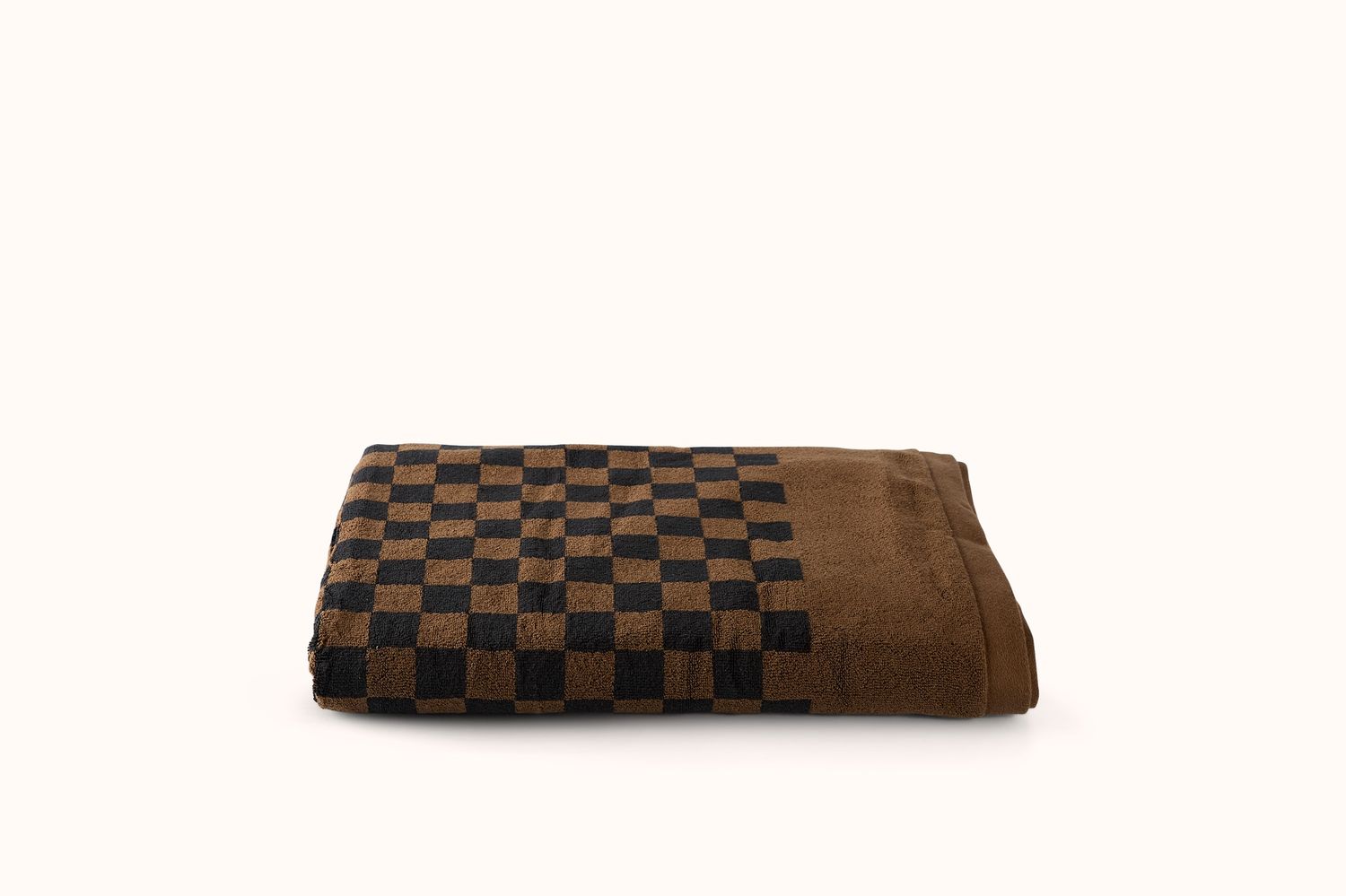 BAINA TABAC &amp; NOIR ROMAN POOL TOWEL