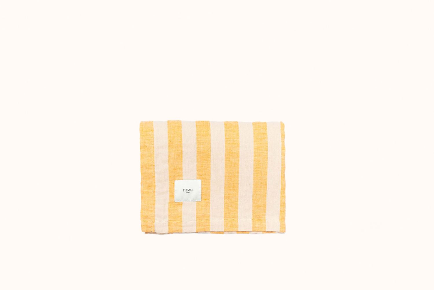 NIMU ROMA YELLOW/WHITE PORTO ERCOLE BEACH TOWEL