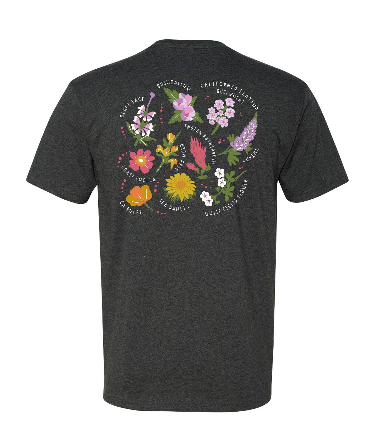 CABRILLO WILDFLOWERS UNISEX GRAY