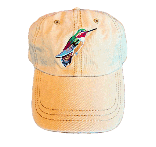 HAT EMB HUMMINGBIRD