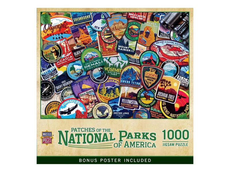 PATCHES OF THE NATIONAL PARKS 1000 PC PUZZLE