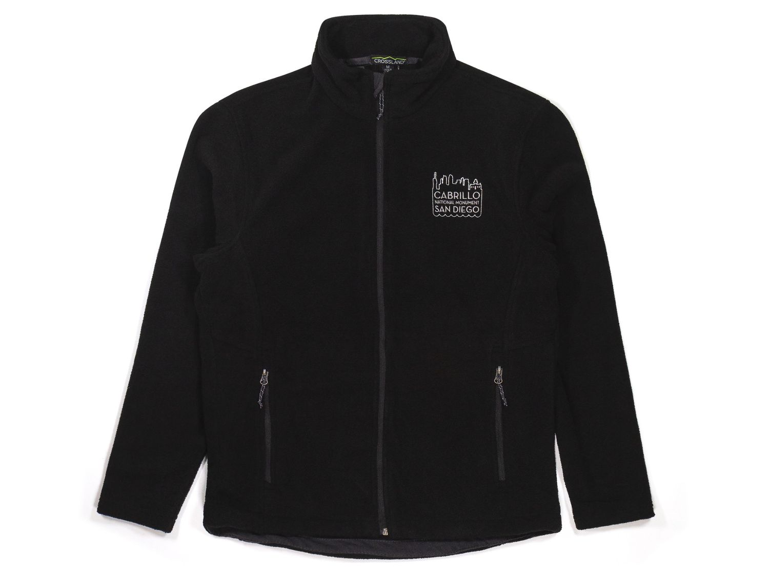 ZIP DOWN CNM EMBROIDERED FLEECE