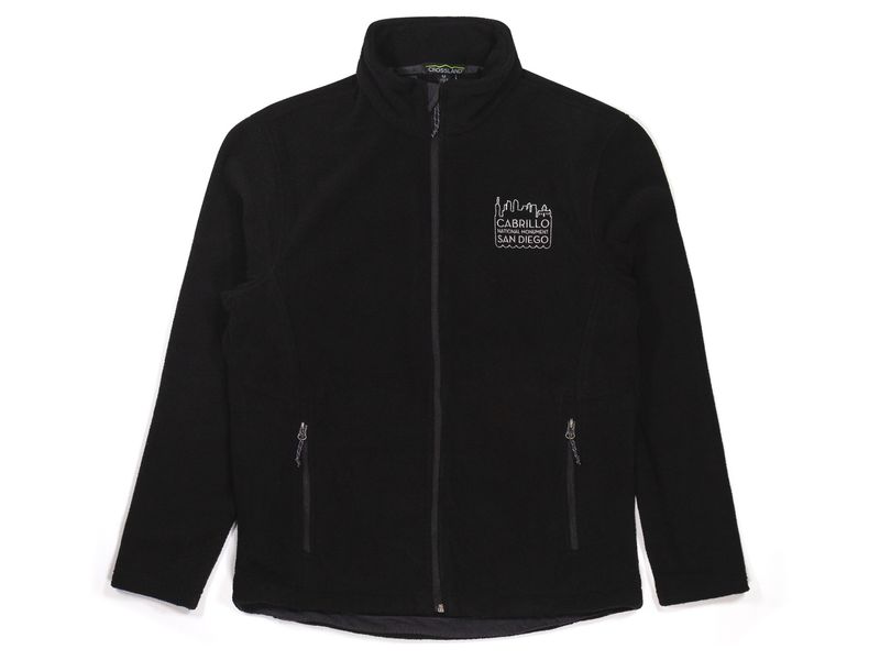 ZIP DOWN CNM EMBROIDERED FLEECE
