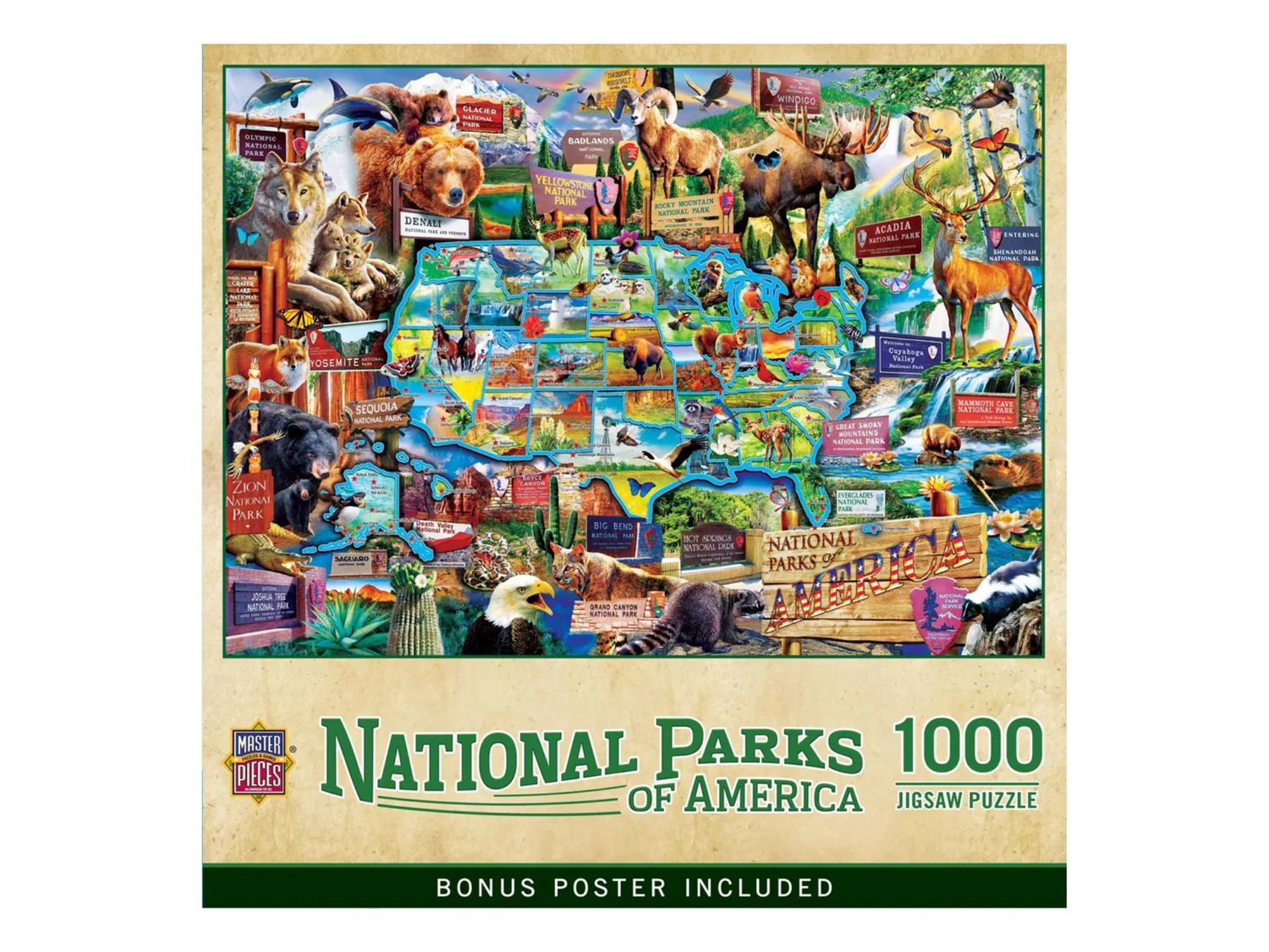 NATIONAL PARKS OF AMERICA 1000 PC PUZZLE