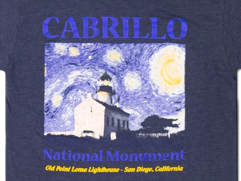 STARRY NIGHT LIGHTHOUSE T-SHIRT