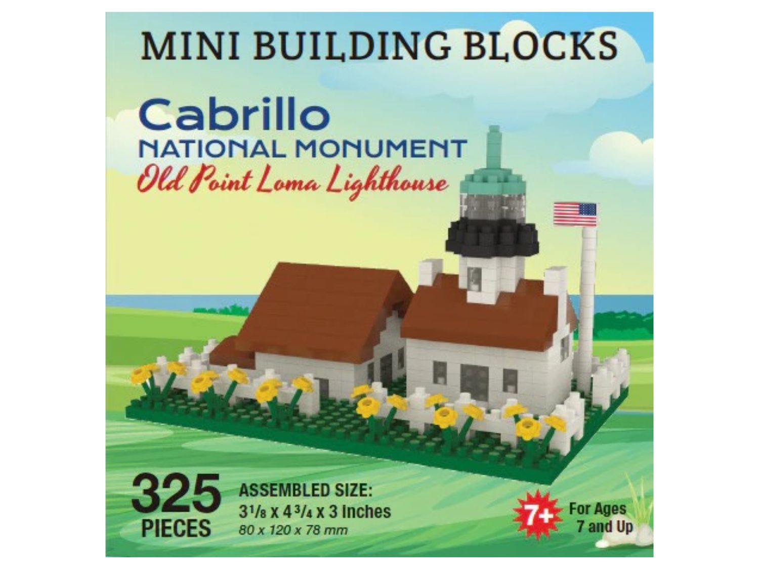 CABRILLO LIGHTHOUSE MINI BUILDING BLOCK