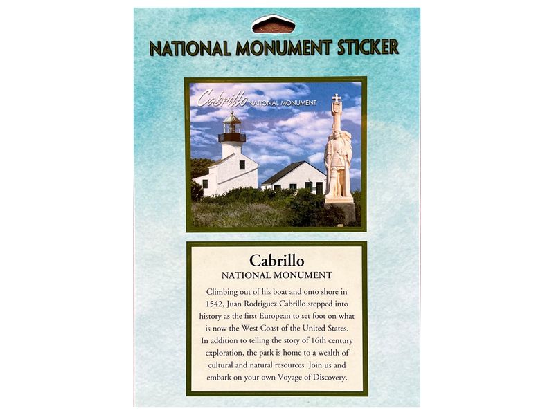 CABRILLO PASSPORT STICKER