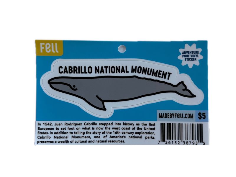 WHALE STICKER BY FELL