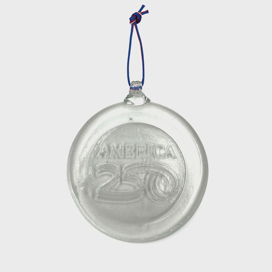 AMERICA 25O CLEAR ORNAMENT