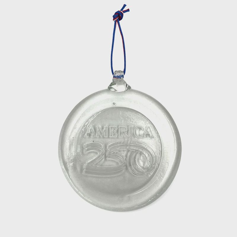 AMERICA 25O CLEAR ORNAMENT