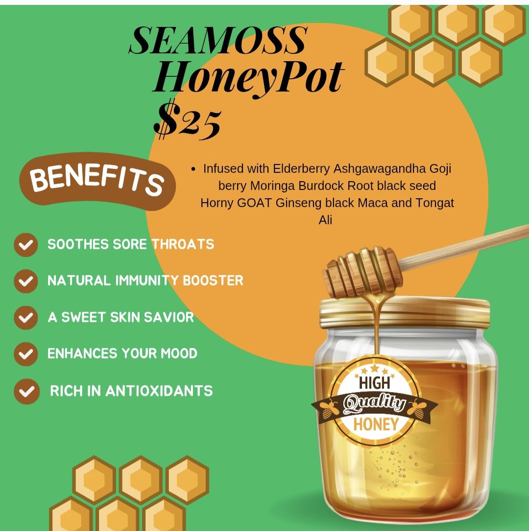 Sea Moss Honey Pots