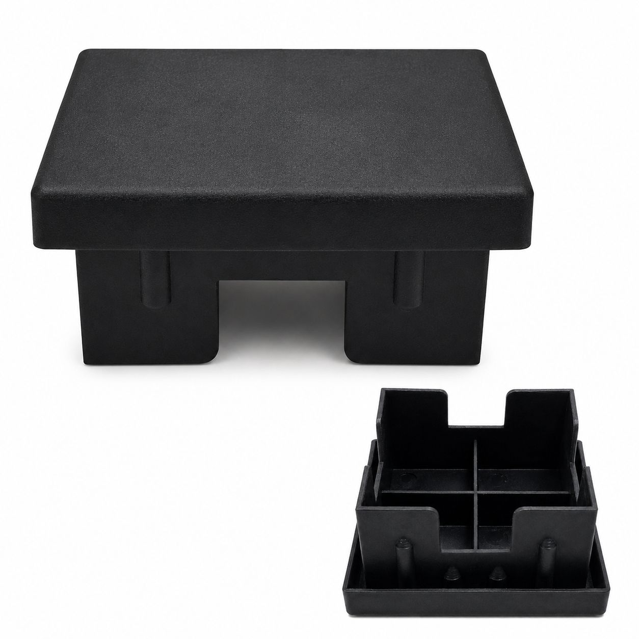 Fence Post Cap, Colour: Black, Size: 60mm x 60mm