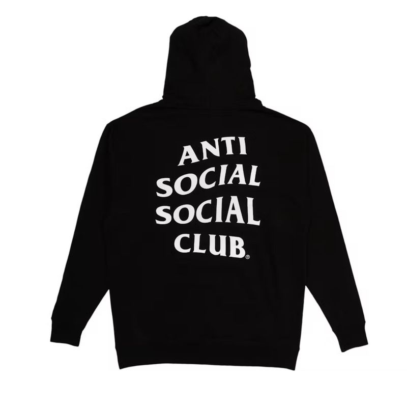 ASSC Hoodie Black White Logo