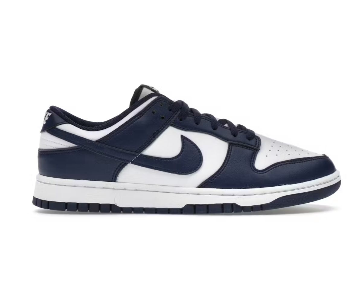Nike Dunk Low White Midnight Navy