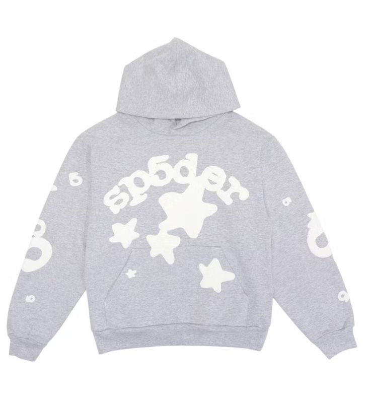 Sp5der Beluga Hoodie Heather Grey