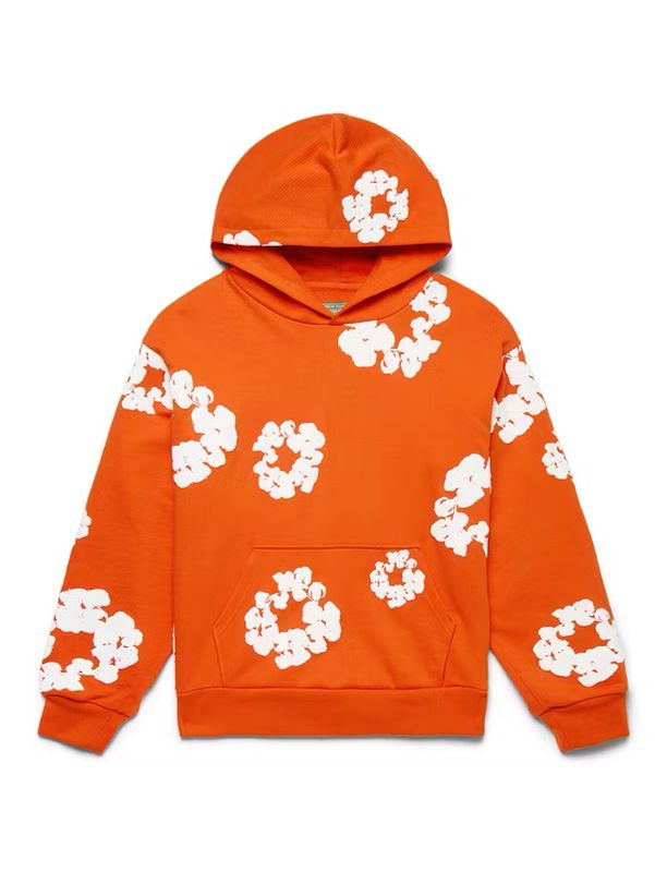 Denim Tears Cotton Wreath Hoodie Orange