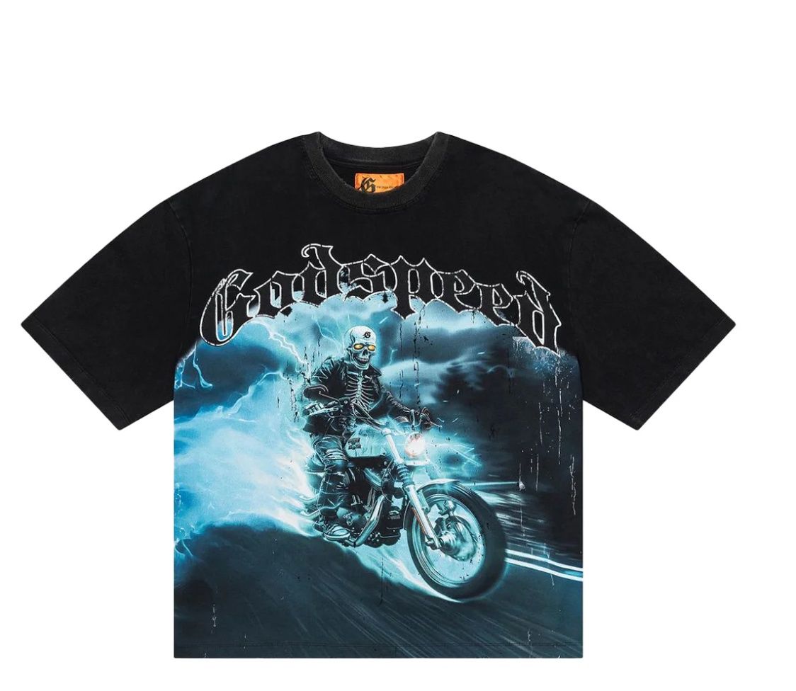 Godspeed Blue Flame Crew Neck Tee